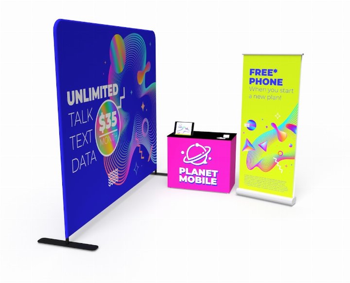 Custom Pop Up Trade Show Booth Displays